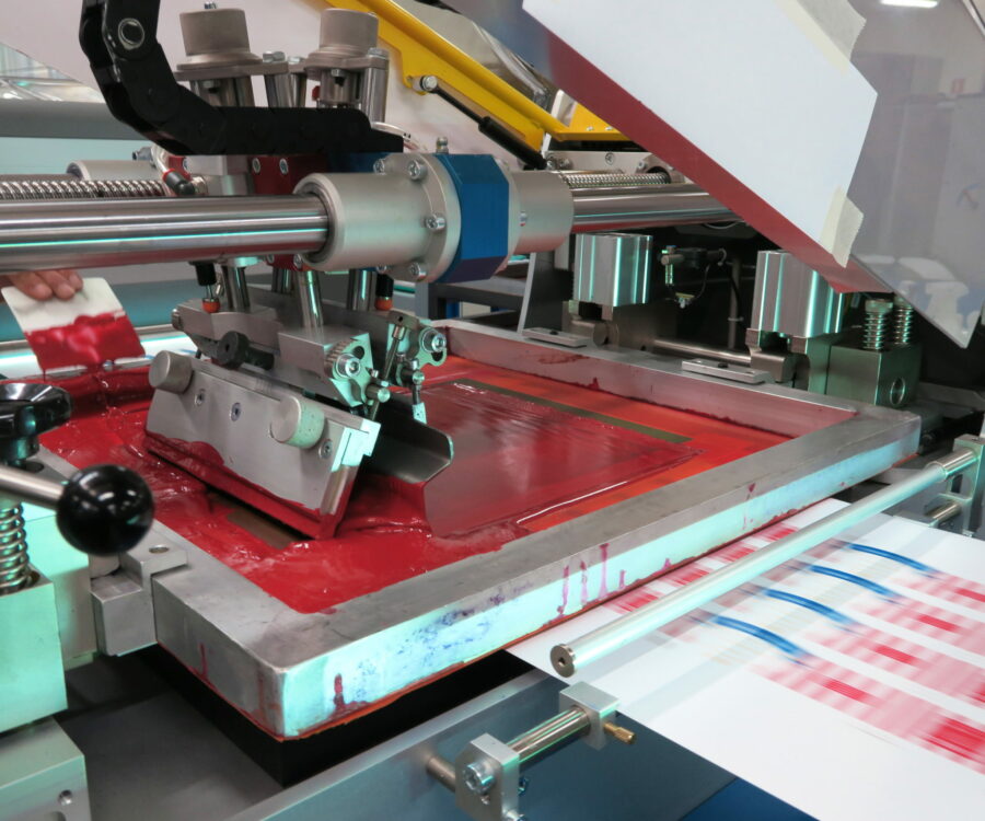 Industrial screen printing